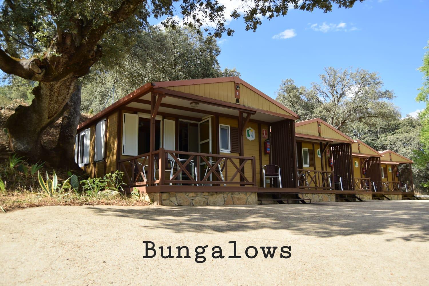 Bungalows, Camping Vega De Francia Sotoserrano Esterno foto