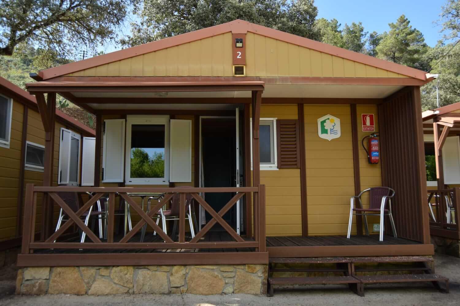 Bungalows, Camping Vega De Francia Sotoserrano Esterno foto